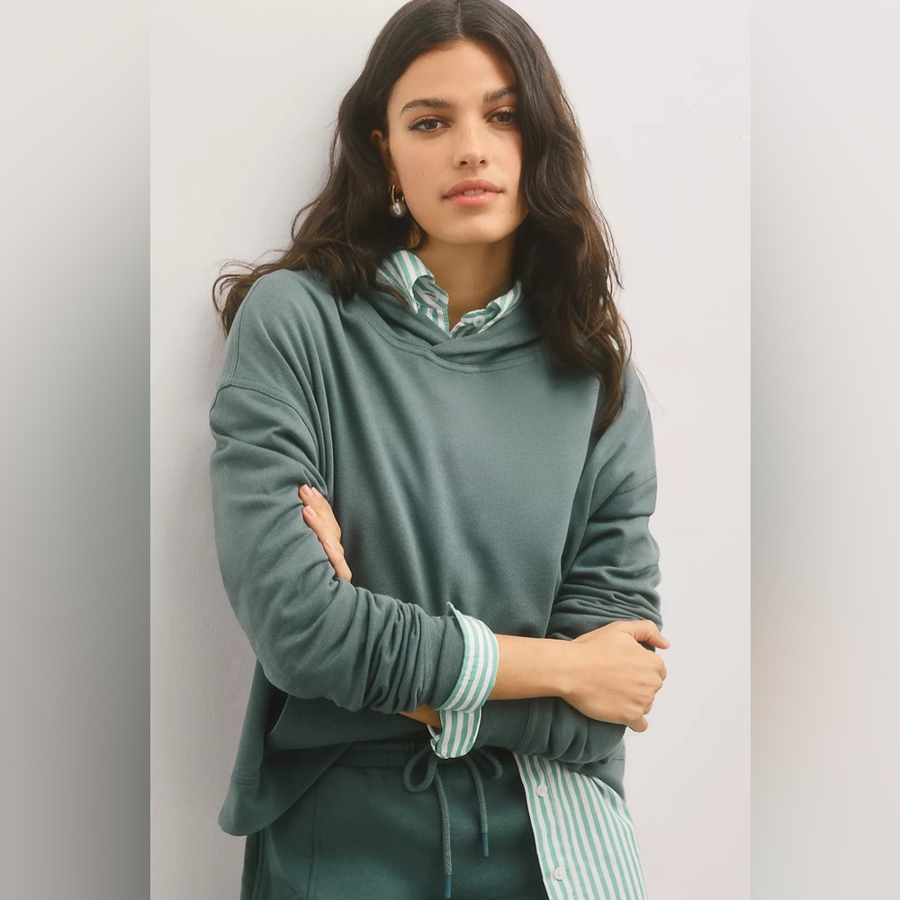 NWT Sweaty Betty After Class Hoody-Cool Forest Green